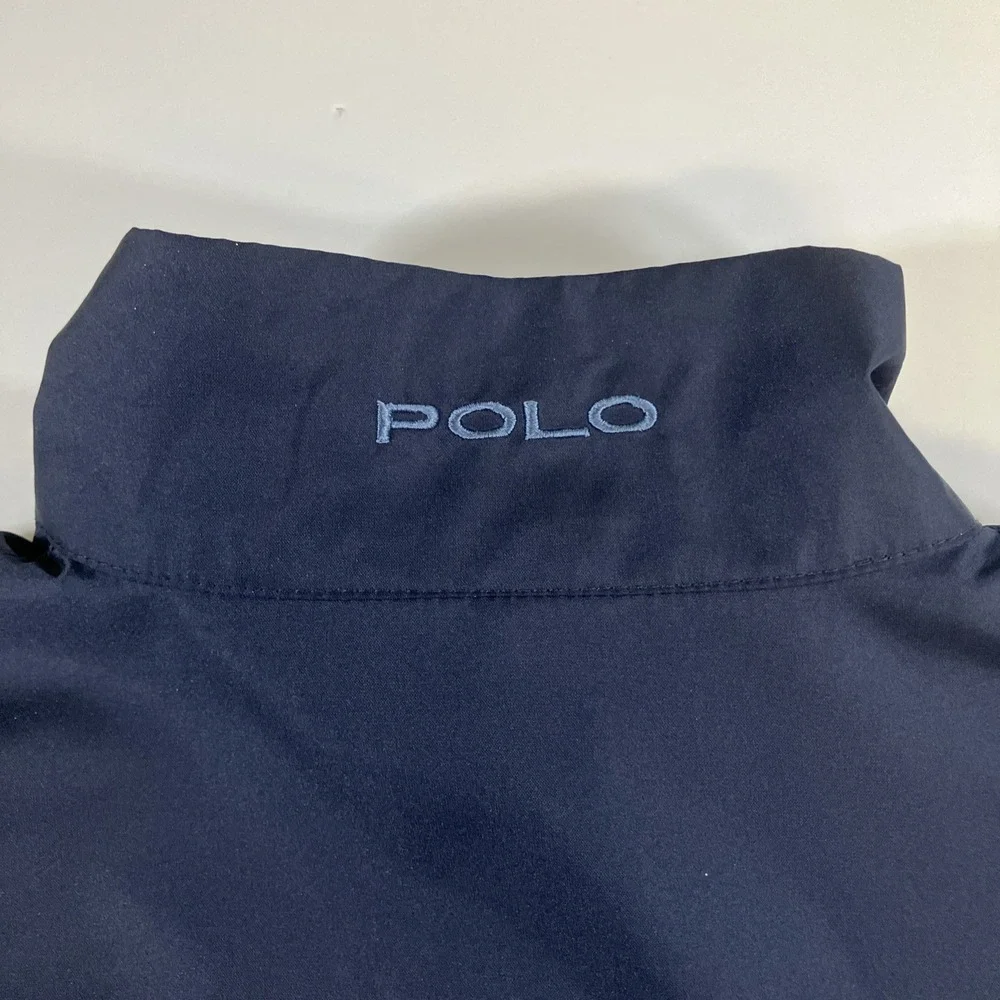 Polo Ralph Lauren Golf Navy Blue Jacket‎ Wachovia Championship Size Large